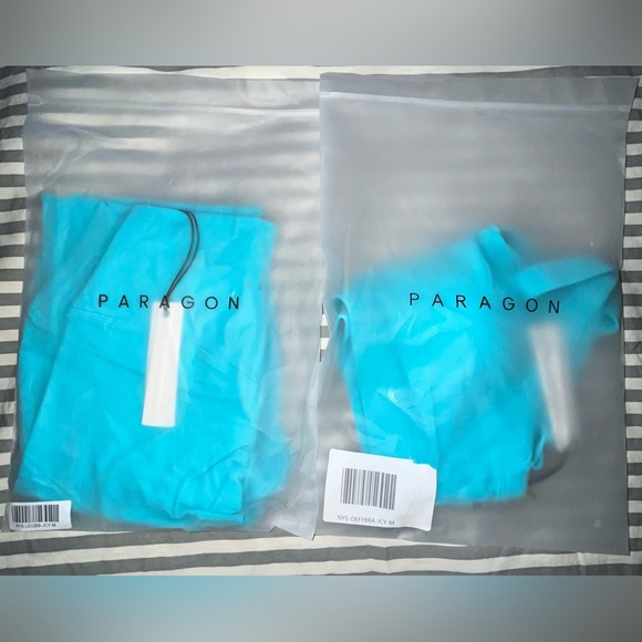 Paragon Fitwear RecStretch SculptSeam Plus Legging + Defy Bra in Juicy Sz M - Picture 8 of 8